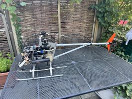 RC Helikopter Robbe Futaba mit Servos gebrauchter Zustand