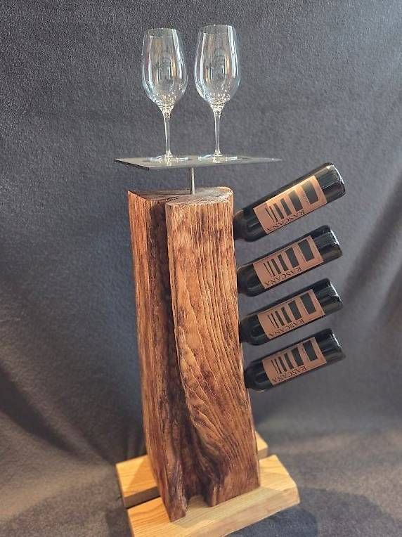 Articoli in legno: Weinständer Holzsäule Kastanienholz – Usato da Mettendorf TG venduto da 892421