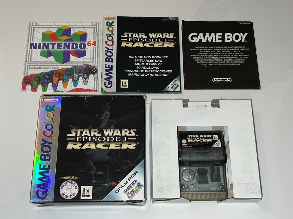 Game Boy Color (GBC) Spiel - Star Wars Episode I Racer (OVP) (Gebraucht ...
