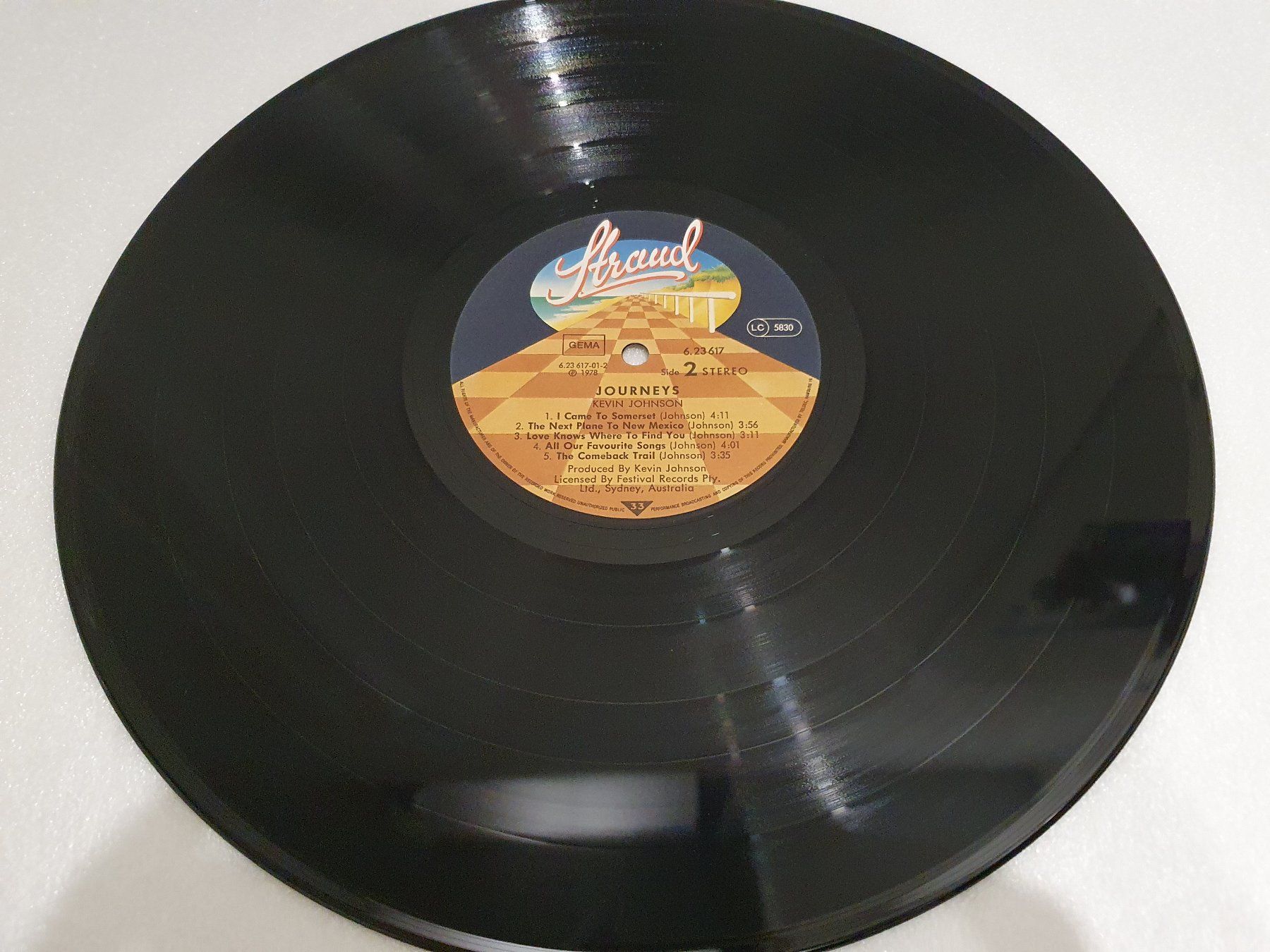 Dischi in vinile: Kevin Johnson – Journeys – Usato da Uster venduto da Vinyl-Leidenschaft 5