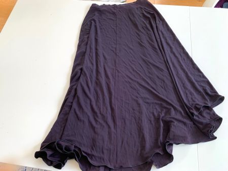 EMPORIO ARMANI violetter raffinierter Rock/Jupe Gr. 34