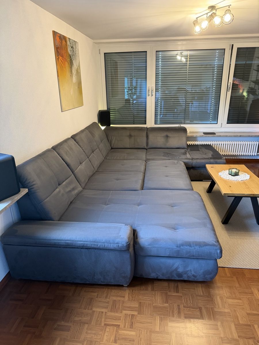 Sofas: XXL Ecksofa grau  – Neu (gemäss Beschreibung) aus Baden von sch_v9d5 1