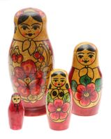 4 -teilige russische Matrjoschka - Babuschka (00130)