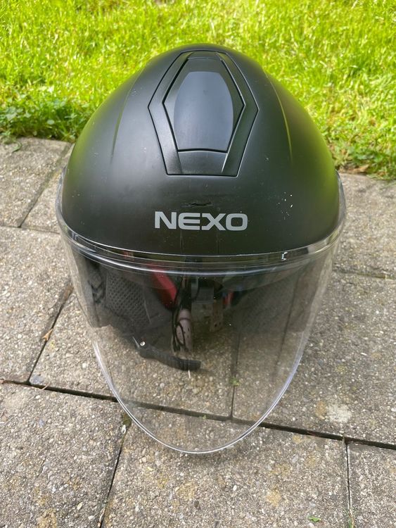 Nexo Visier Für Jethelm Comfort - Klares Klappvisier Mit Kratzschutz Für Motorradhelm