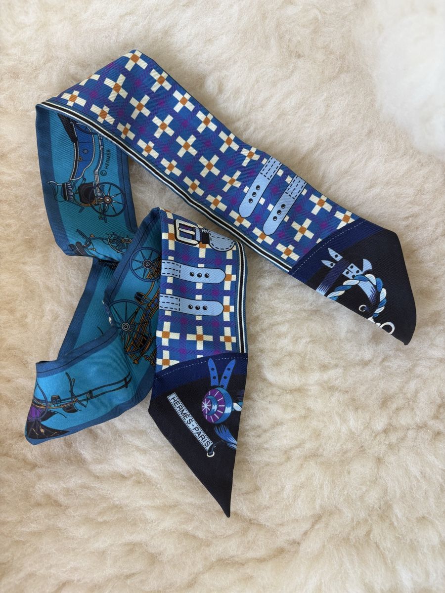 Hermès Foulard & Sciarpe: Hermès Twilly, 100% Seide! – Usato da Rüttenen venduto da Peace61 1