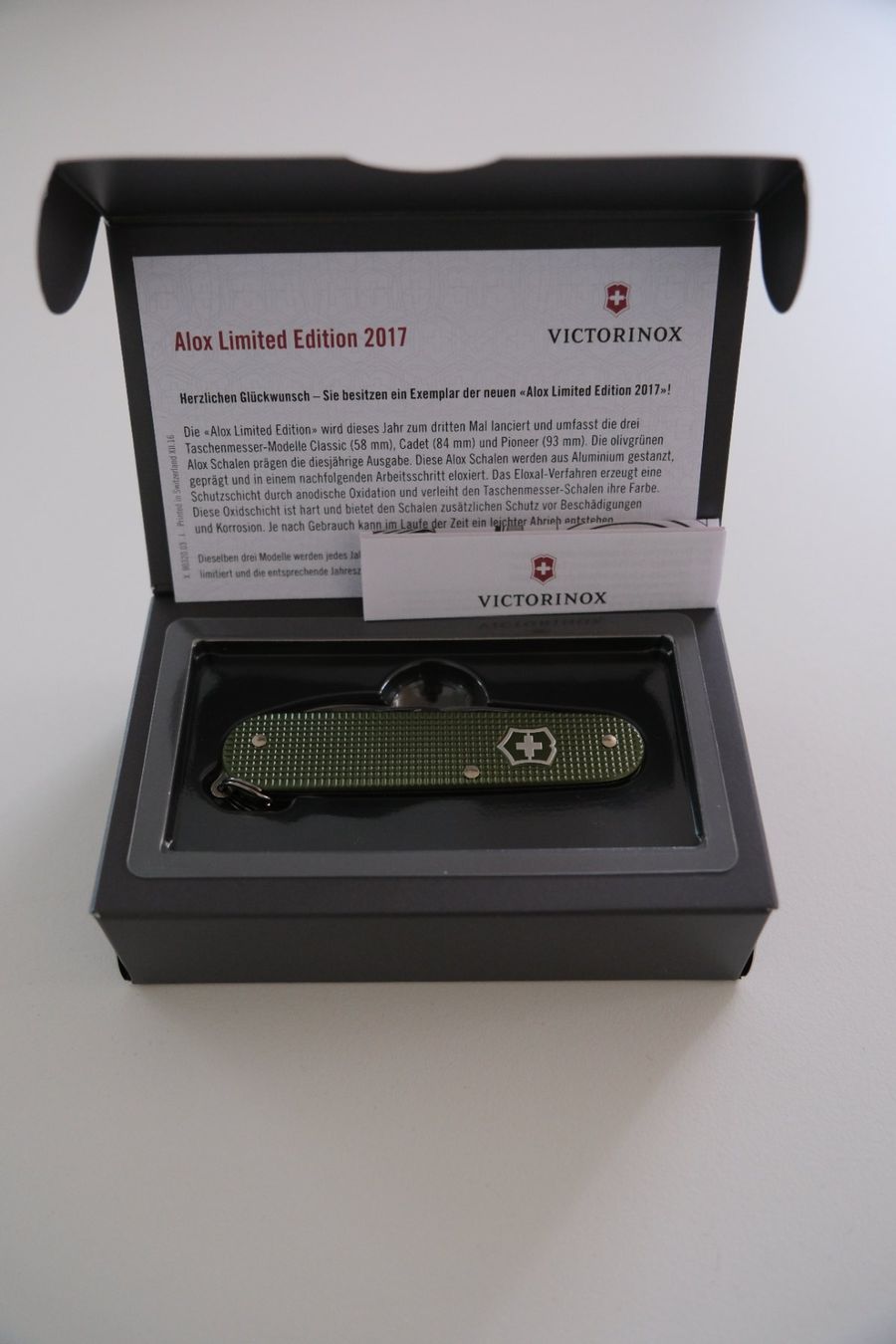 Victorinox Coltelli tascabile: Victorinox Alox Limited Edition 2017 – Nuovo (secondo la descrizione) da Kerns venduto da cucula 1