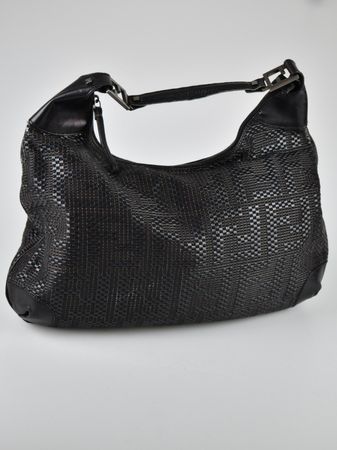 Fendi Forever Hobo Bag, Leder, schwarz