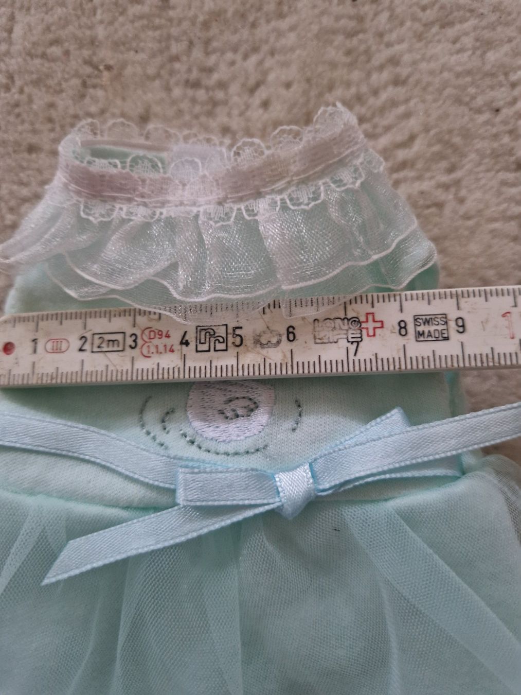 Puppen: Puppenkleid, Farbe: mint, Kleid, Tüll – Gebraucht aus Arlesheim von Vera6 2