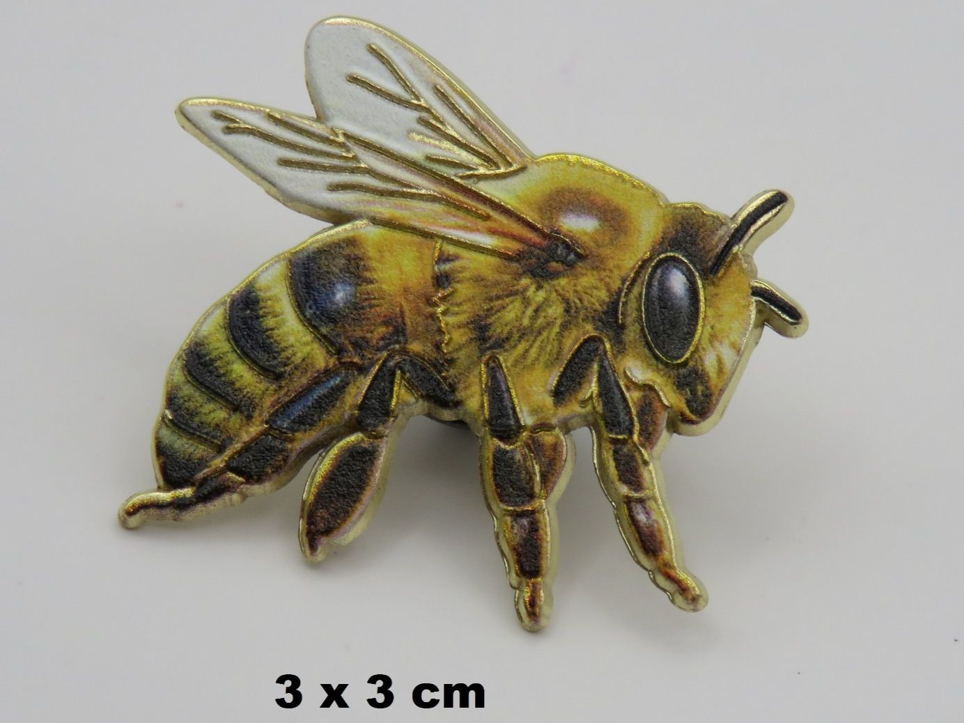 Spille & Fermagli: Ansteck Pin - BIENE - Emaille - Goldfarben - 3x3cm – Nuovo e nell'imballaggio originale da Grenchen venduto da Yamahwildstar16