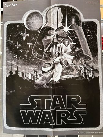 Affiche rectro verso Star Wars