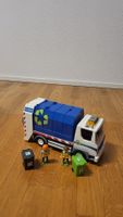 Playmobil Müllwagen mit Figuren und Mülltonnen