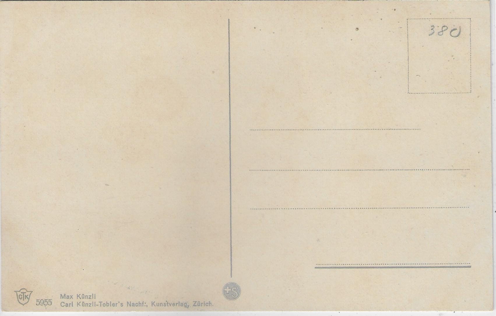 Cartoline postali: Casa rustica pesso Locarno - Litho – Usato da Ettingen venduto da Kartenplanet 1