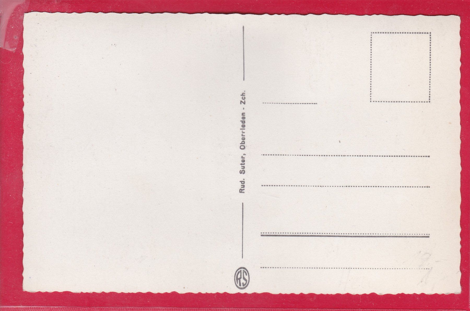 Cartoline postali: BÄCH AM ZÜRICHSEE MIT HALBINSEL BÄCHAU – Usato da Oberrieden venduto da Gebirgsstelze 1