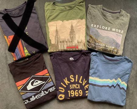 5 Langarmshirts 164/176