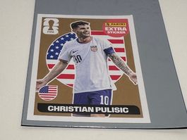 Panini Extra Sticker Bronze USA Christian Pulisic