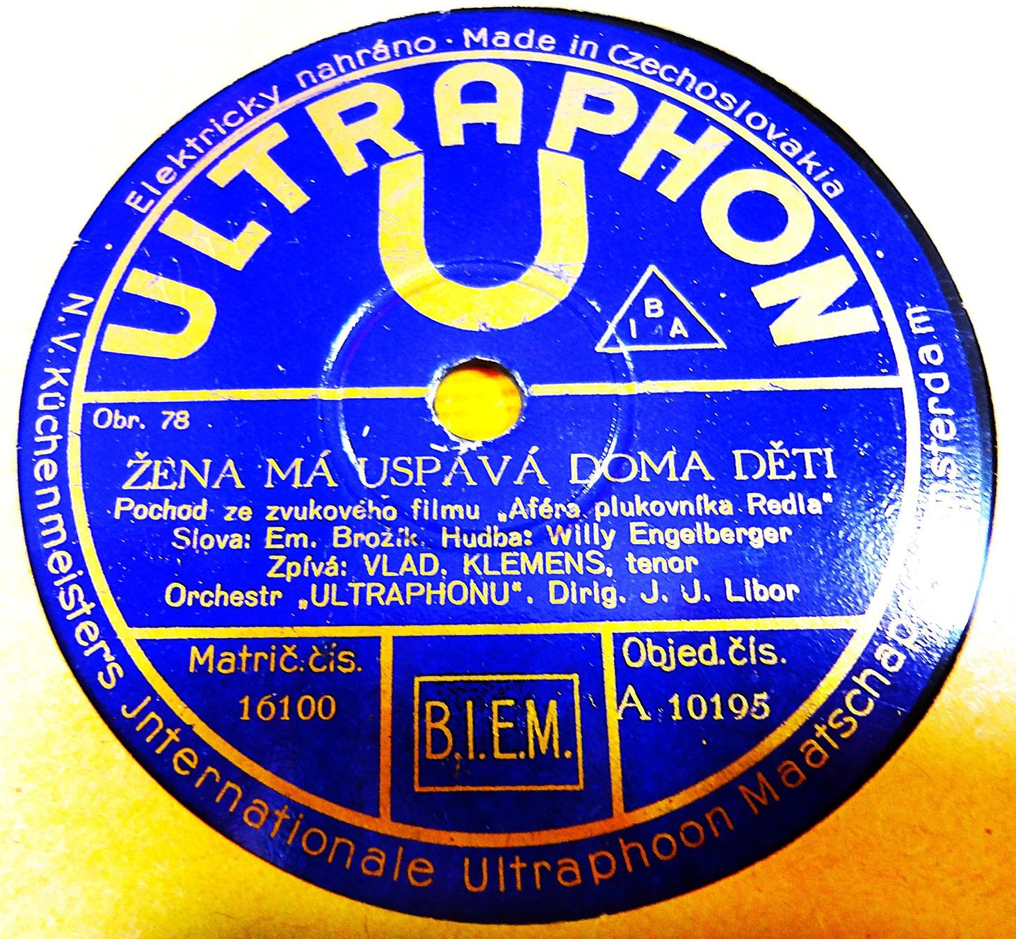 Schallplatten: 15 Tschechische, Ungarische Schellackplatten – Gebraucht aus Hemishofen von Phonomandy 1