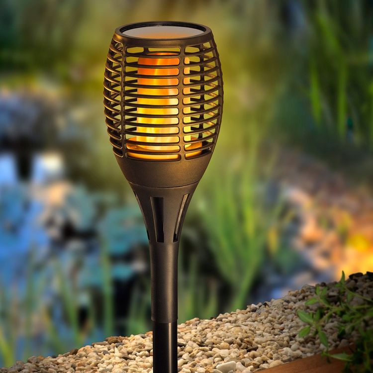 Spannende Solarlampe Auf On Oder Off Fotos