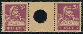 1921 - Zwischenstege - Tellbrustbild - postfrisch **