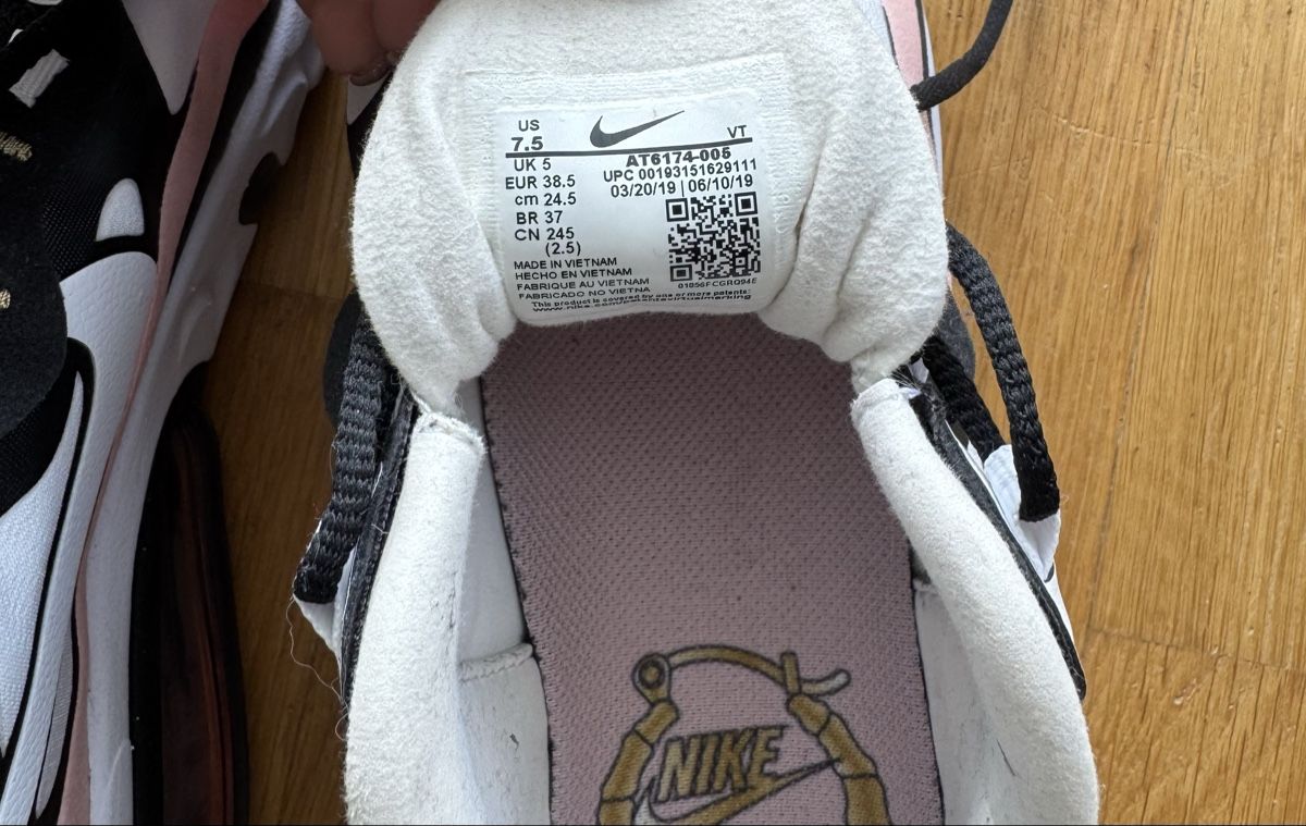 Nike Scarpe da donna: Nike Air Max 270 React, Gr. 38.5, Top Zustand – Usato da Langenthal venduto da Biiimba 5