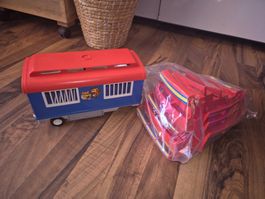 Playmobil Zirkuswagen und Manegen Tribünen bänken