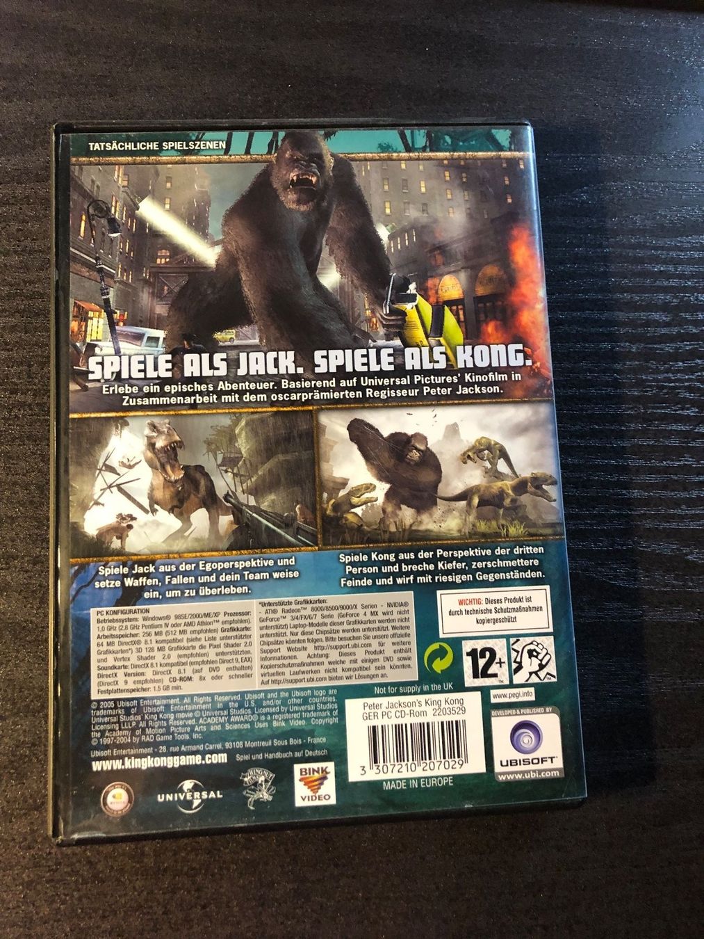 Giochi: King Kong PC Spiel Peter Jackson's Film Ubisoft – Usato da Schübelbach venduto da Dolly990_2 1