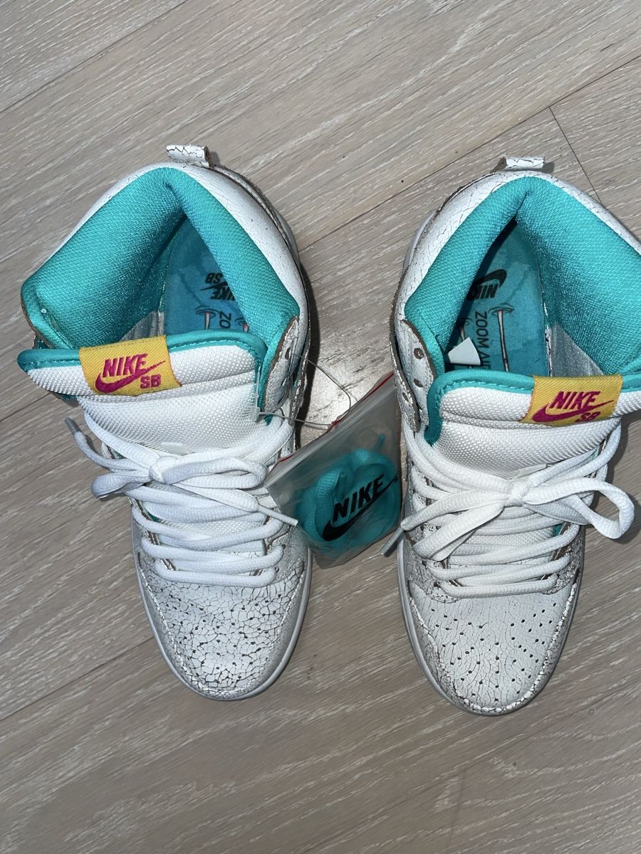 Nike Herrenschuhe: Nike Dunk High Flamingo US9 Sample – Neu und originalverpackt aus Watt von lou_m5tq 1