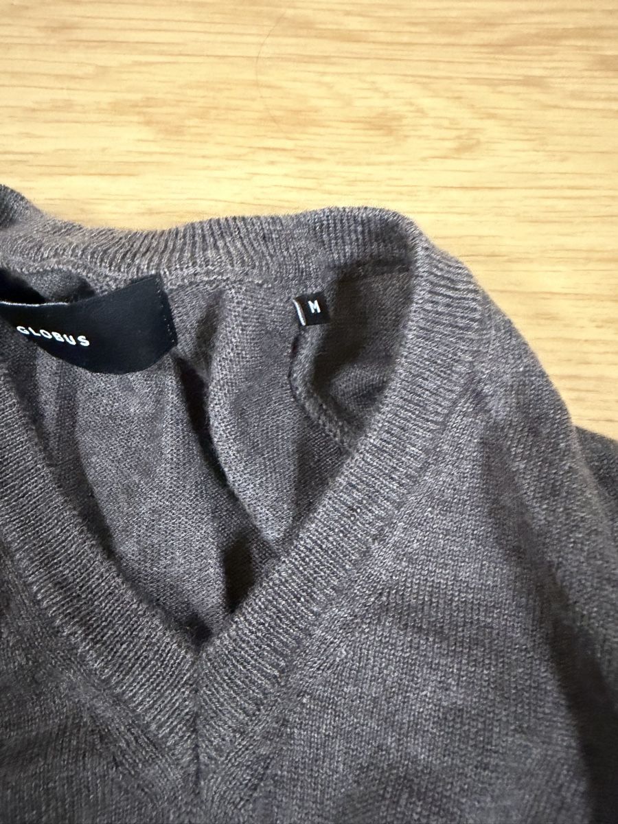 Globus Maglioni & Felpe: Herren Pullover Globus Merinowolle grau Grösse M – Usato da Luzern venduto da gal_28xl 3