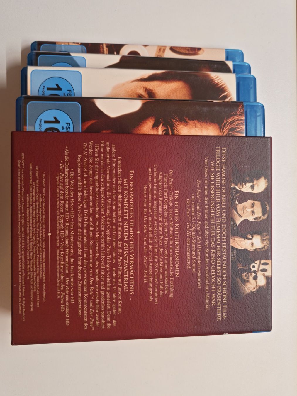 Tutti i DVDs: Der Pate Trilogie - The Coppola Restoration – Usato da Liestal venduto da Kratzilla 2