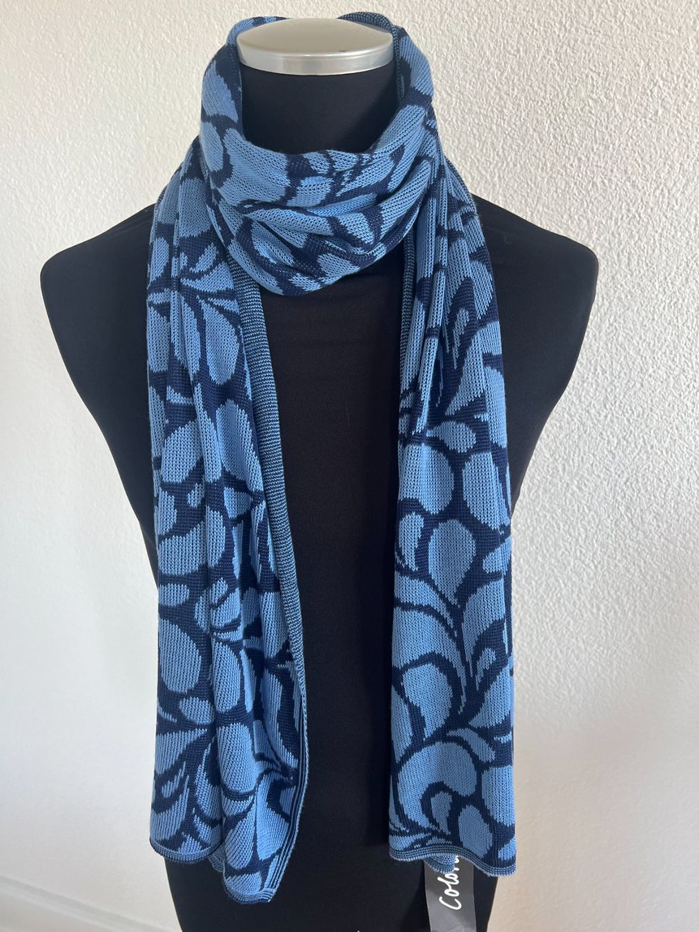 Colora Foulards, Tücher & Schals: Colora Schal, Dunkelblau/Mittelblau, NEU – Neu und originalverpackt aus Worb von farben20zauber 1