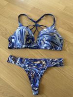 Beldona Bikini Set Gr. 85B/S, Blau-Marmor Optik, Neuwertig!