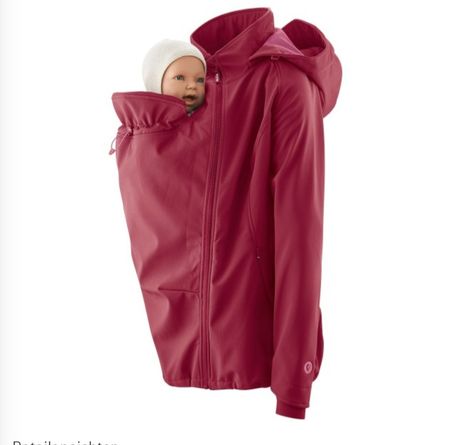 Tragejacke Mamalila Schwangerschaft / Geburt Baby Softshell