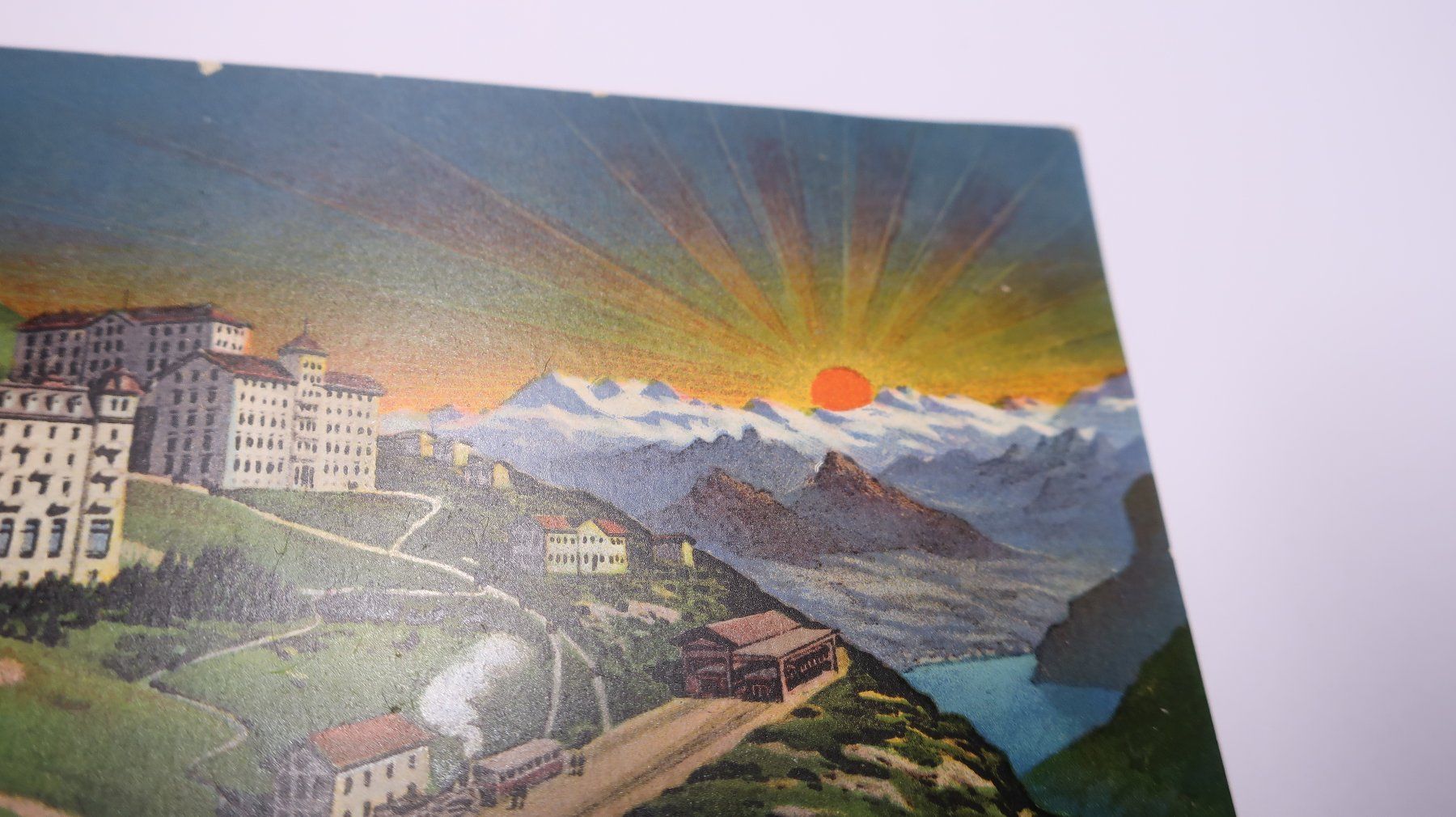 Ansichtskarten: Gruss vom Rigi  N° 1668 – Defekt aus Cormoret von Pascalll2001 4