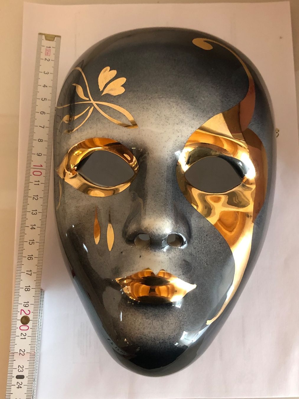 Masken: Venezianische Keramik Maske – Gebraucht aus Zweidlen von Maerliharo_57 1
