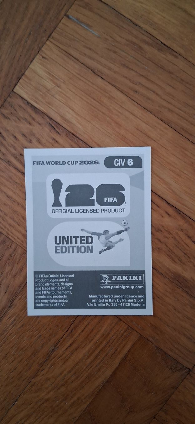 Panini Carte collezionabili: WM- Panini 2026 Sticker Evan Ndicka – Usato da Zürich venduto da Pryter 1