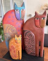 Trio de chats de la collection Santa Fe Féline, Lauren Burc