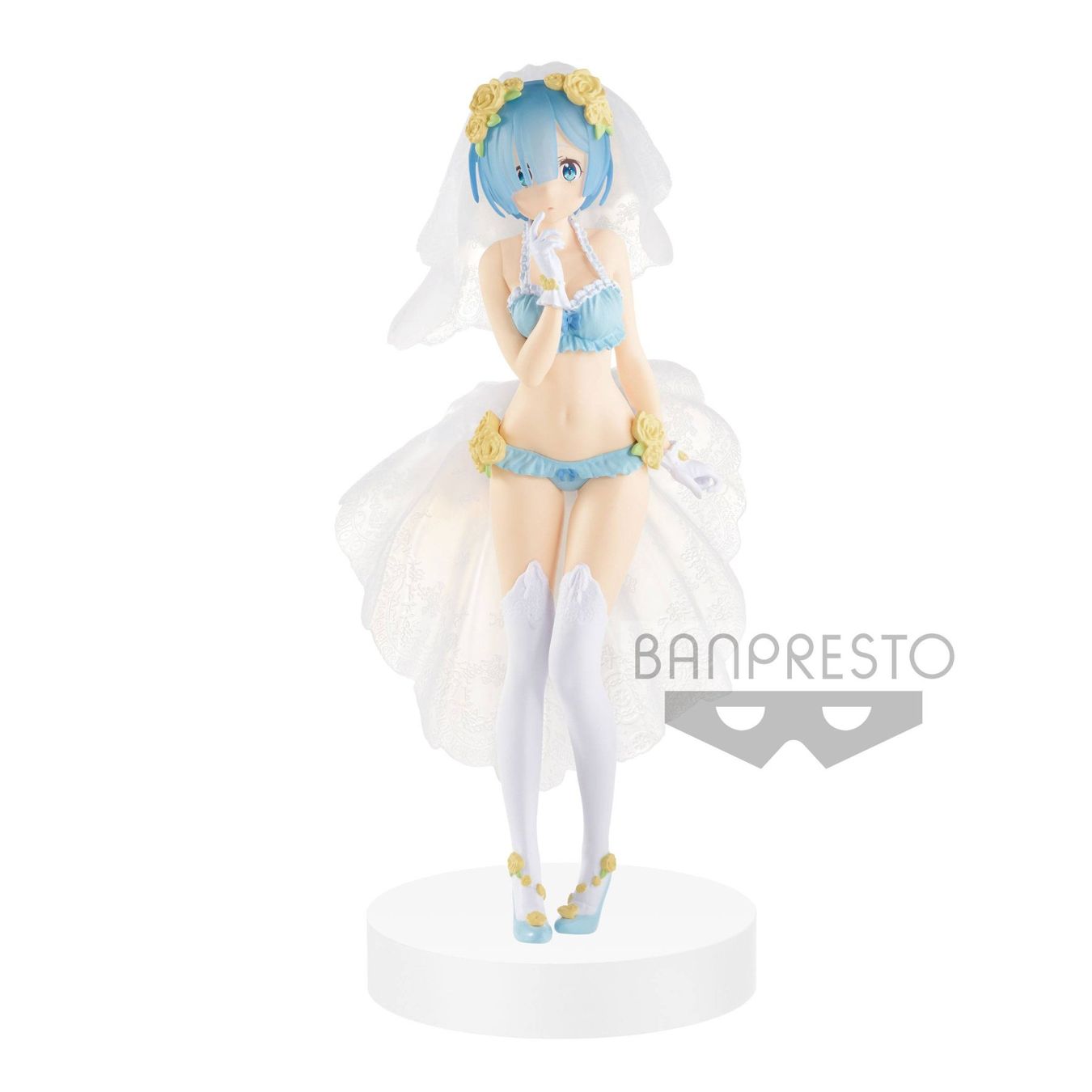 Bandai Statuette: Re:Zero EXQ Duo Rem + Ram 22 cm – Nuovo e nell'imballaggio originale da St-Imier venduto da ATTAKSHOP 2