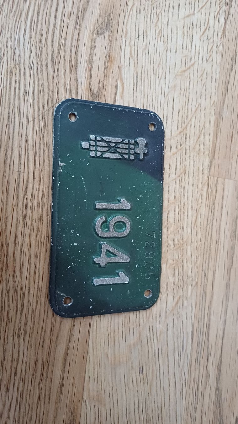 Insegne: Altes Velo Schild 1941 gebraucht – Usato da Flawil venduto da Pinkmalibu 1