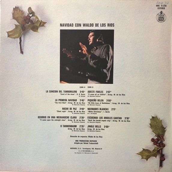 Dischi in vinile: Navidad con Waldo De Los Rios (LP, 1973) – Usato da Grüningen venduto da Qgtr5J8a 1