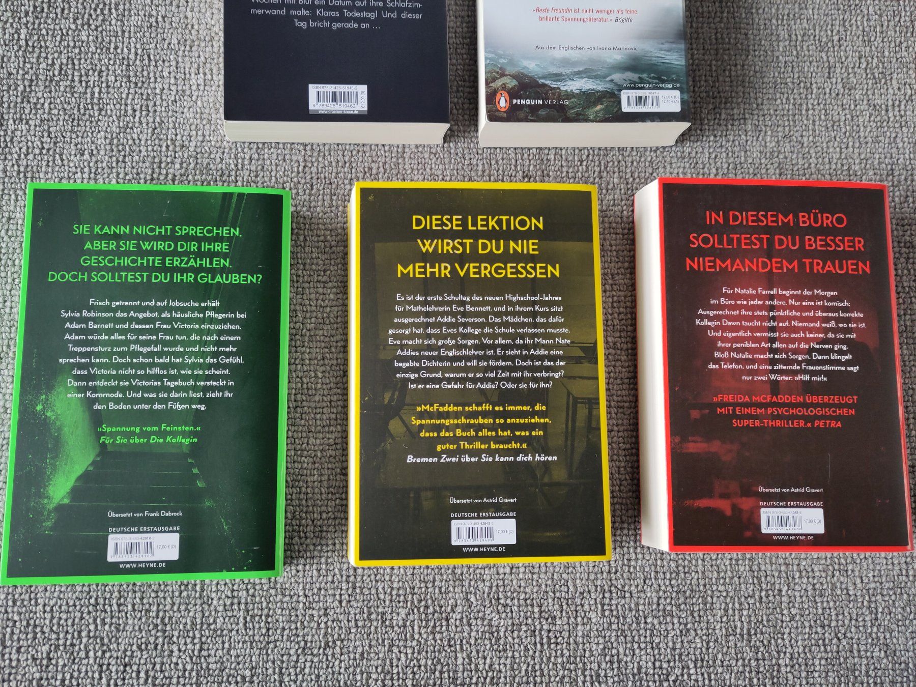 Bücher: 5 Spannende Thriller – Gebraucht aus Schmitten FR von SirLanzelot 4