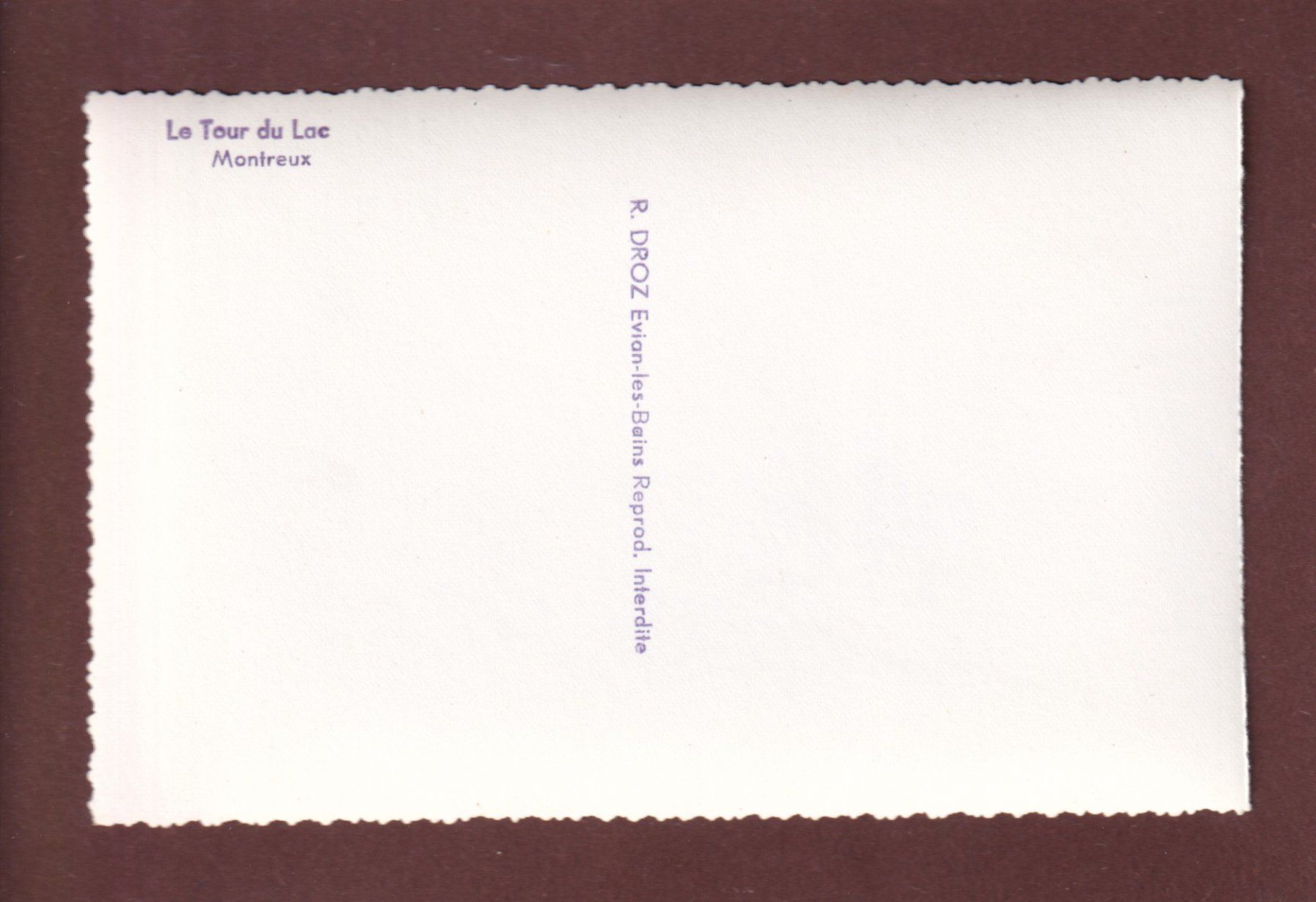Cartoline postali: MONTREUX - Quai – Usato da Pully venduto da nicecards-shop 1