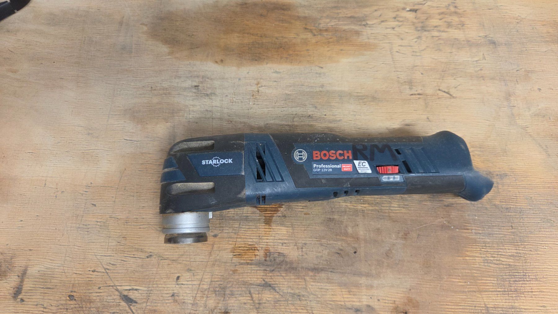 Bosch Alle Werkzeuge: Multitool Bosch Professional GOP 12V Starlock – Gebraucht aus Schötz von holz.wurm