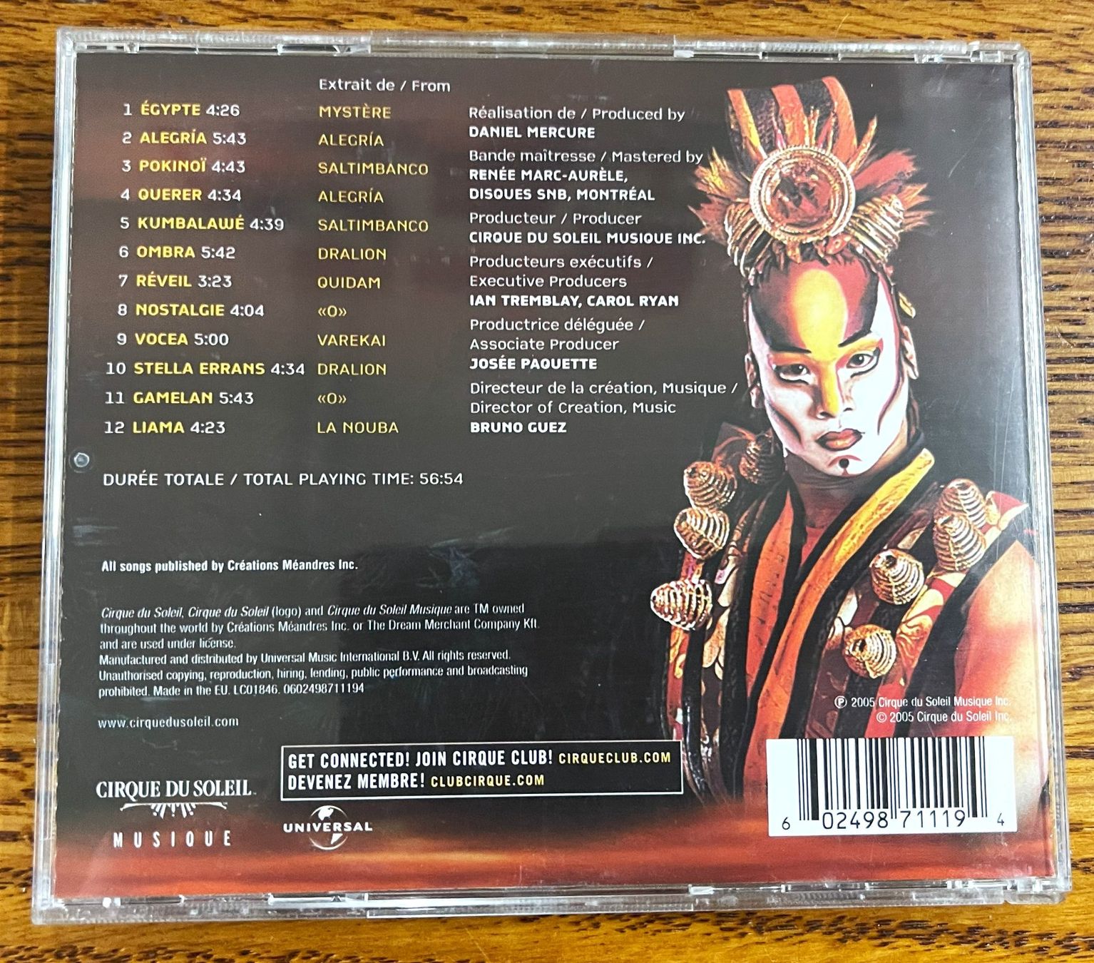 CD: LE BEST OF CIRQUE DU SOLEIL CD – Usato da Oftringen venduto da Vucki 1