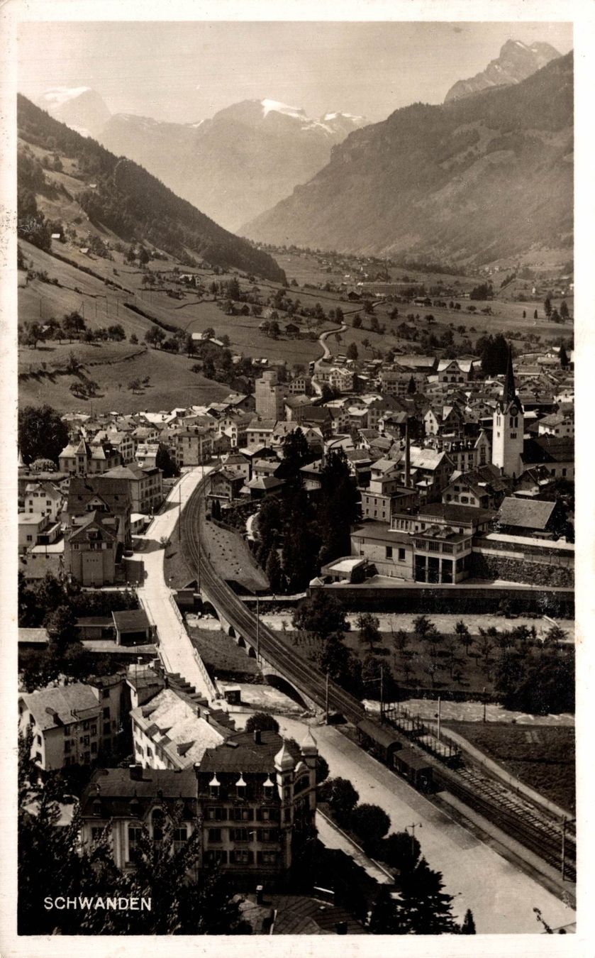 Cartoline postali: Schwanden – Usato da Bronschhofen venduto da Astore
