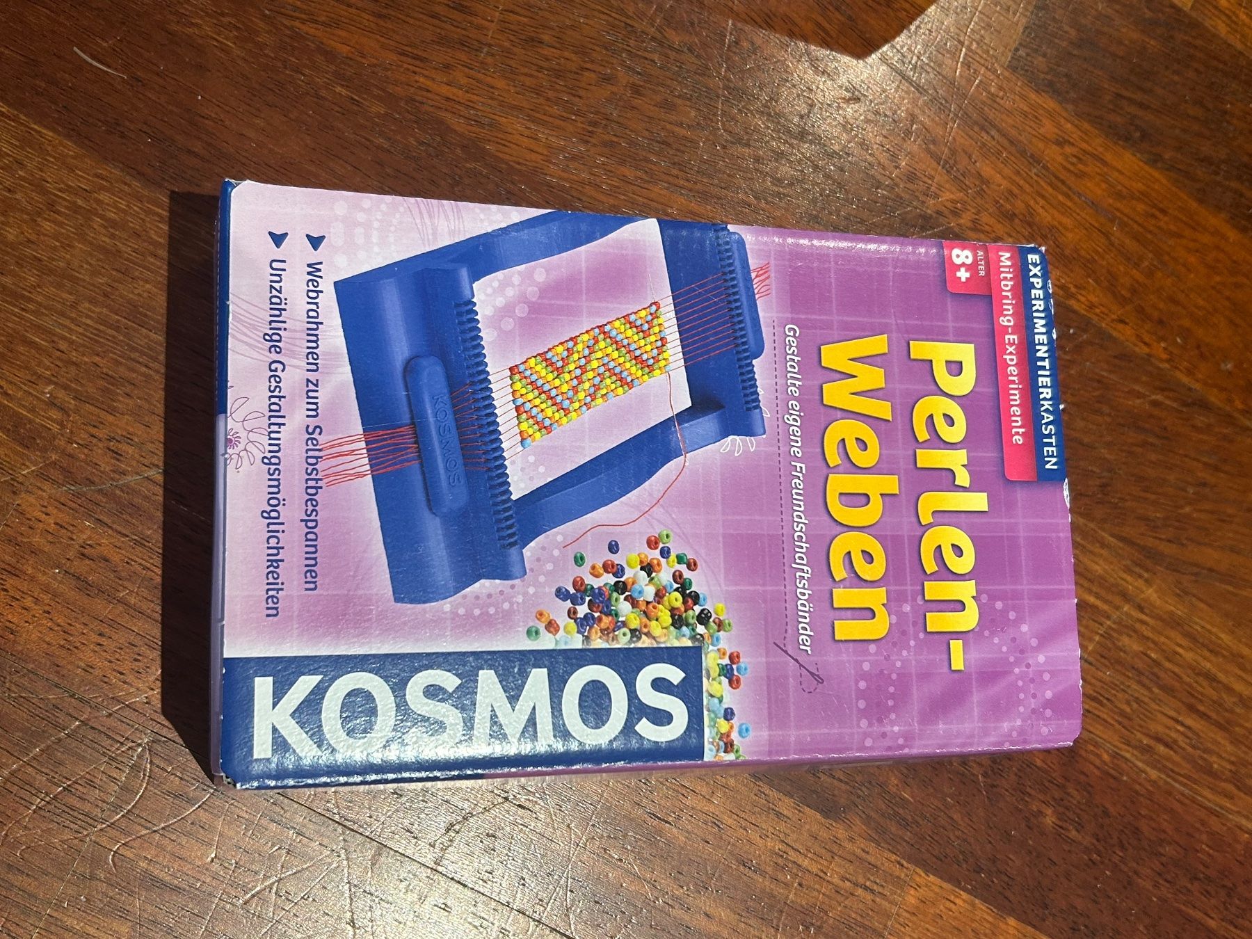Kit bricolage: Kosmos Experimentierkasten/Bastelset Perlen-Weben – Nuovo e nell'imballaggio originale da Wettingen venduto da ame_wxp2