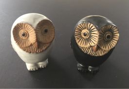 Hiboux céramique vintage, lot de 2, vintage