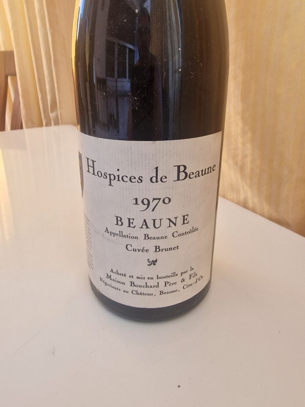 Wein: Hospices de Beaune 1970 Beaune Cuvée Brunet – Gebraucht aus Wettingen von Blueline 1