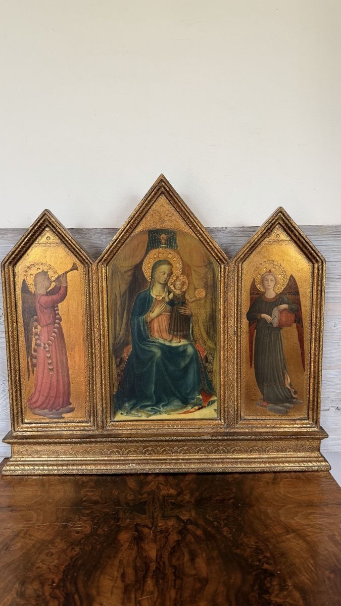 Foto & Immagini: Grosses Triptychon im gotischen Stil, Altarbild – Usato da Riedholz venduto da Frettchen63 1