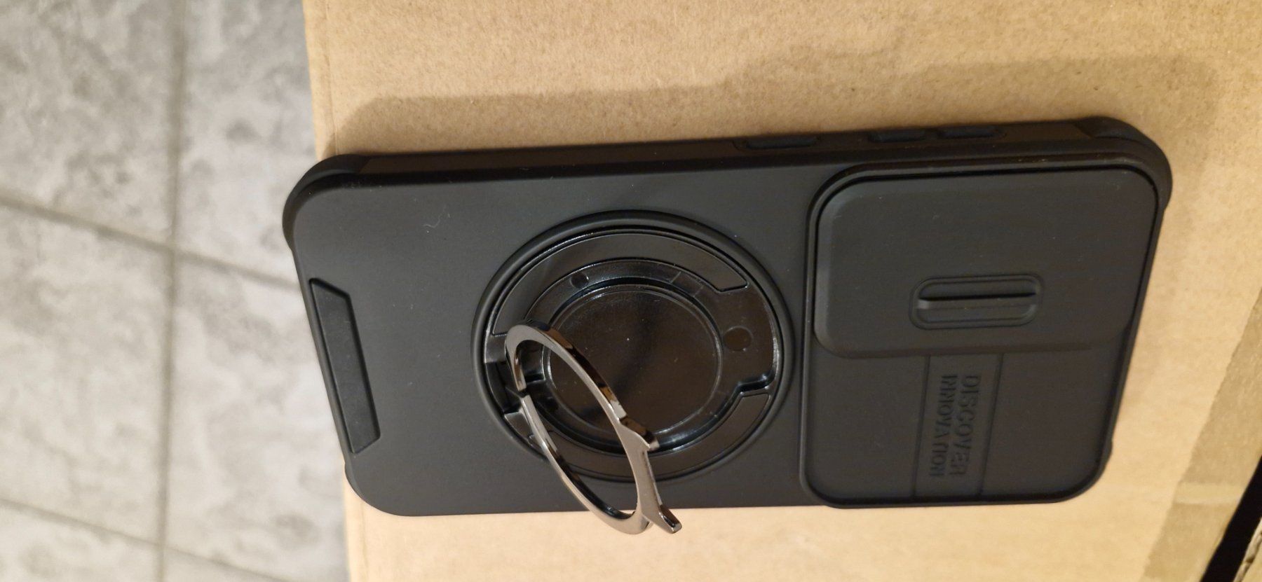 Samsung Cover & Protezioni schermo: Handyhülle Schwarz mit Ringhalter und Schiebefach Neu – Usato da Subingen venduto da Solddier01 2