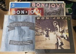 Bon Jovi Vinyl Schallplatten Collection 4 Stk. guter Zustand