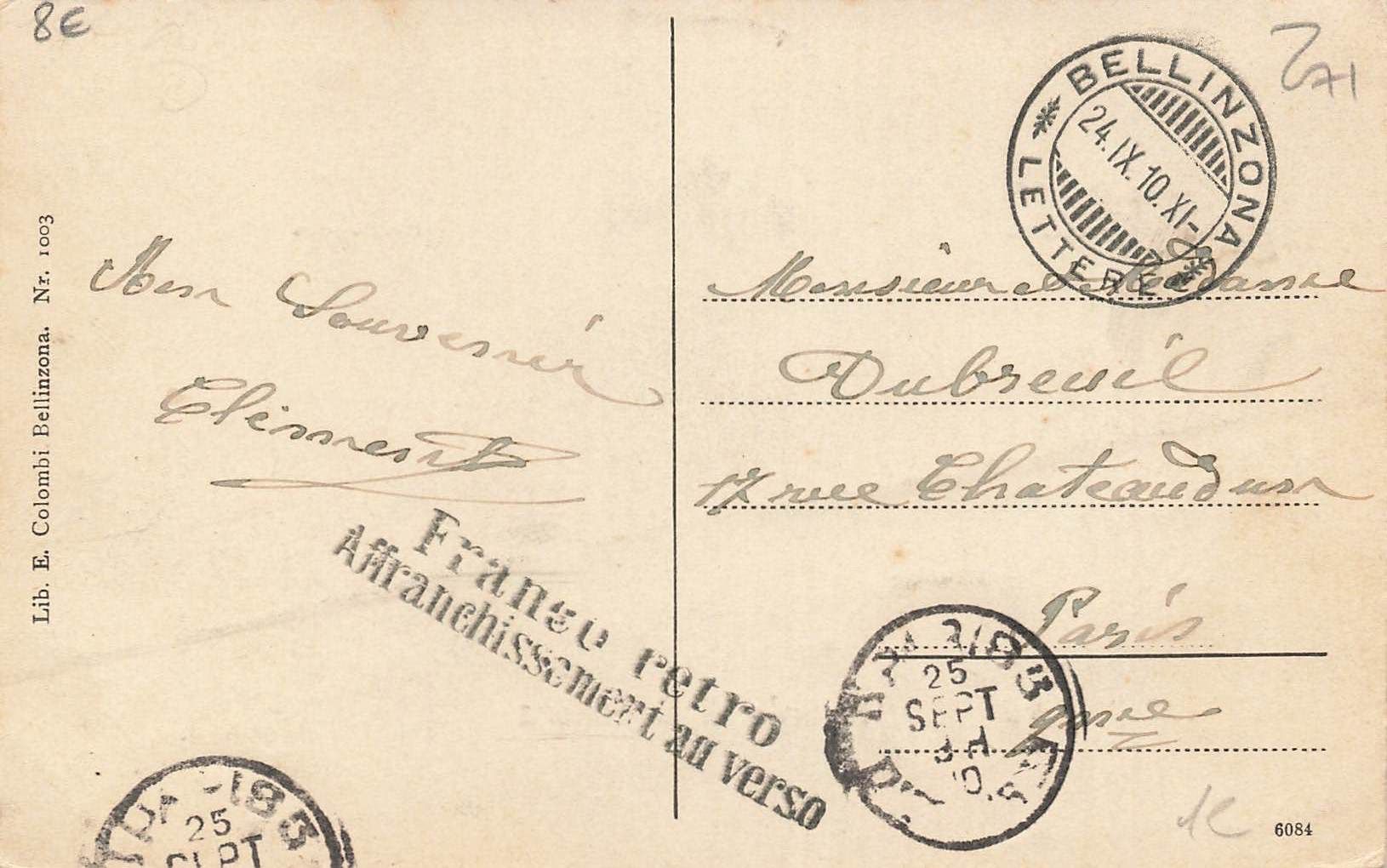 Cartoline postali: Bellinzona castello uri castello svitto – Usato da Biasca venduto da Blenio71 1